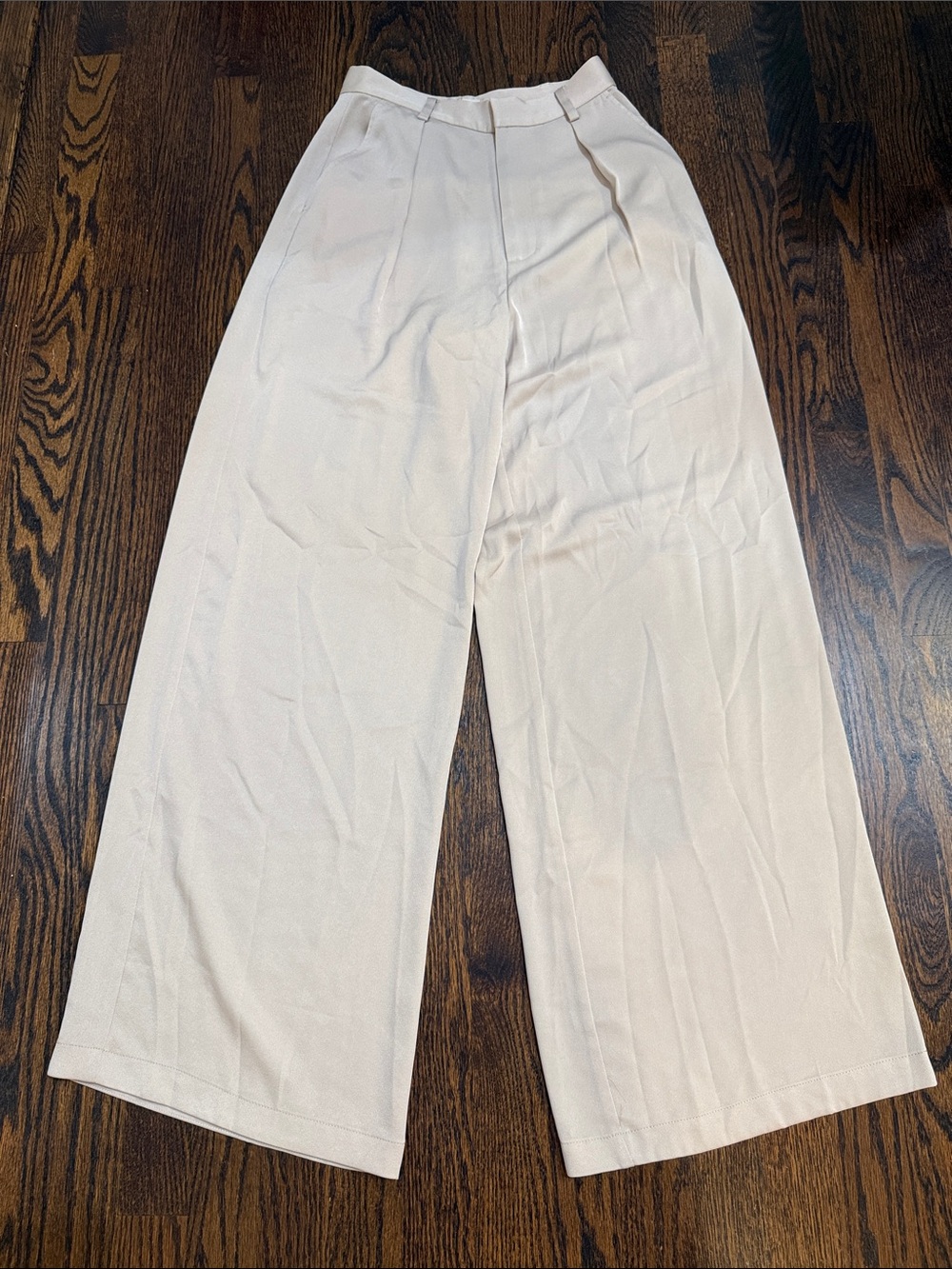 Rue Sophie Women’s size XS Cream Wide-Leg Dress Pants